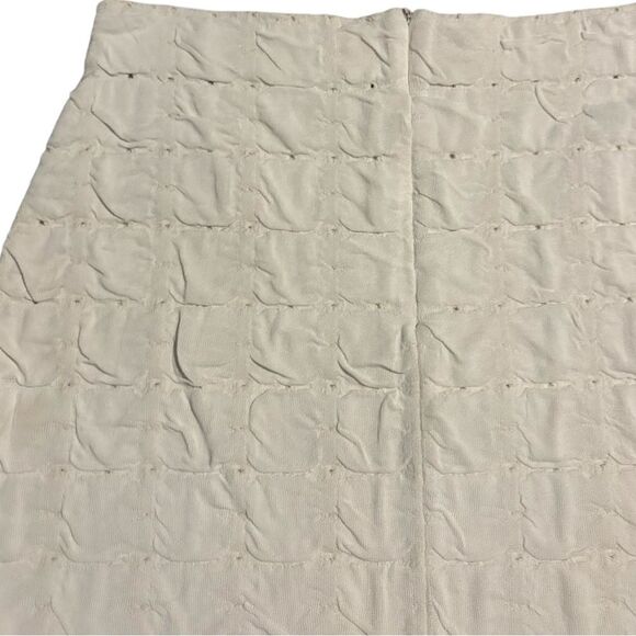 Oscar de La Renta EUC Pointelle Matelasse Mini Bodycon Skirt - Picture 11 of 12